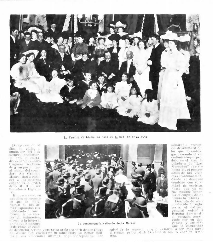 El presidente saliente Hipólito Yrigoyen recibe en el Puerto de Buenos Aires al presidente electo Marcelo T. de Alvear, abrazándolo en la planchada del Massilia.